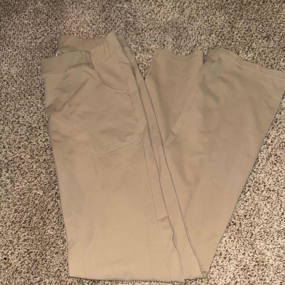 Tan Casual Yoga Pants